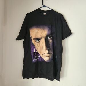 Vintage 90s Elvis Presley Magic T Shirt Big Face Print Jerzees Mens XL
